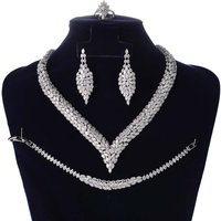HADIYANA Jewelry Set Women Luxurious Elegant Dress Jewelry Accessories BN8786 Bridal Luxury Cubic Zirconia Ornament