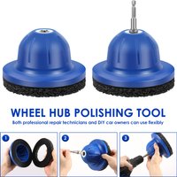 Wheel Hub Grinder Car 50/150mm Wheel Hub Grinder Rust Grinding/Cleaning Rotor/Rim Surface for Cordless Drill Tyre Repair Tool