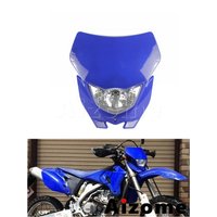 AliExpress NONE Dirt Bike Motocross Headlight Fairing Motorcycle Off Road Blue Headlight Headlamp For Yamaha WR 450 250 WR 450F 250R 250X 250F