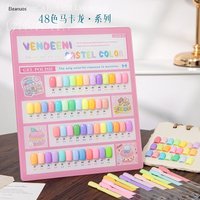 Vendeeni 48 Colors/Set Four Seasons Pure Color Gel Nail Polish TPO HEMA FREE Semi Permanent UV Soak Off Gel Varnish With Display