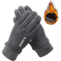 AliExpress NONE Winter Warm Touch Screen Gloves Thermal Knit Anti-slip Lined for Outdoor Cycling Warm Ski Snowboard Cold Weather Gloves
