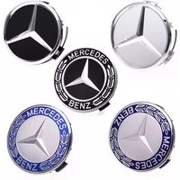4Pcs Car Wheel Center Hub Caps Emblem Covers Decor Accessories For Mercedes Benz AMG GLE GLC W204 W205 W203 W211 W212 W213 W169