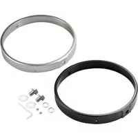 Motorcycle Headlight Trim Ring Headlamp Trim Protective Ring Decoration Cover Universal Fit for 7" Round Headlight Housing