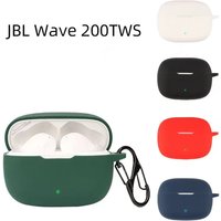 For JBL Wave 200TWS Case Solid Color Earphone Cover fundas for jbl 200 shell soft Shockproof Silicone hearphone Accessories