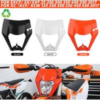 AliExpress NONE Head Light Cover Mask Plate For KTM EXC SX EXCF 125 250 300 350 450 530 2017 Electric Dirt Bike Motocross Motorcycle Headlamp