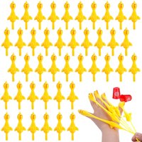 42PCS Flying Chicken Slingshot, Party Favors Treasure Box Toys for Classroom, Flicking Rubber Chickens Funny Gag Gift