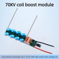 Boost High Voltage Module 5V12V Low Voltage Power Supply High Power Coil Discharge Ignition Generator DC High Power
