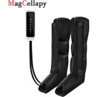 4 Airbags Leg Air Compression Massage Pneumatic Boots Lymphatic Drainage Rehabilitation System Press Therapy Pump Calf Wrap