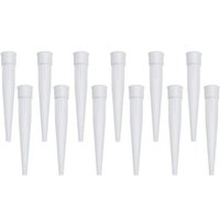 50pcs Caulking Gun Nozzles Silicone Glass Glue Nozzles Sealant Caulking Tips Interface Diameter 1.5cm