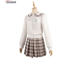 Anime In Solitude Kasugano Sora Cosplay Costume Wig Women School Uniforms Sailor Suit Halloween Carnival Party Role Play Outfit