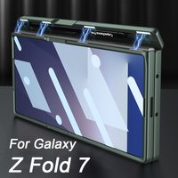 Magnetyczne etui ochronne 360 z uchwytem na rysik i szkłem hartowanym do Samsung Galaxy Z Fold 7 6 5, z funkcją podstawki, etui do Galaxy Z Fold7