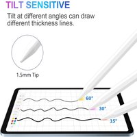 Stylus Pen for iPad Pencil 11th A16 Generation, Apple Pencil Palm Rejection & Tilt Sensitivity, Compatible 2018-2025 iPad6-10th