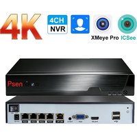 Psennikow Tuya NVR H.265 4/8CH Smart PoE 8MP Security IP Camera Video Surveillance CCTV System Remote Viewing Network Recorder