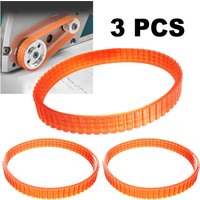 3 Pcs Electric Planer Drive Belt Suitable For 1900B, 225007-7, N1923BD, FP0800, KP0810C, KP0810, BKP180 Girth 238mm Thick 3.3mm