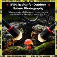 SmallRig RM 03 Macro Photography LED Light 5 Colors with Diffuser 4-Leaf Barndoor and Spotlight Flexible Lighting Windproof 5480