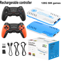X10 Pro Game Stick Rechargerable Wireless Controller HD Home Video Game Console 3D Games 50 Emulators 50000 Retro Game