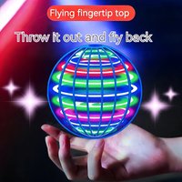 Hand Controlled Flying Ball - Magic LED Lights Hover Spinner, Boomerang Flying Toy, Kids Interactive Fidget Toys