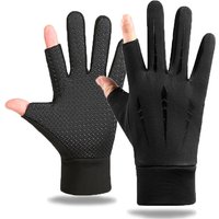 Warm Cycling Gloves for Men Autumn Winter Fishing Non-slip Motorcycle Water-Repellent Touch Screen Wear Resistant Driving Gloves