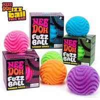NeeDoh Fuzz Ball Wonder Waves Sensory Squeeze Toy Textured Stress Relief Fidget Ball Fun Soft Stress Ball festival gifts