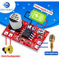 BS DC 5V-12V Micro Electret Amplifier MIC Condenser Mini Microphone Amplifier Board