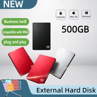 2026For Seagate Portable Hard Drive External Hard Disk Backup Plus Slim USB 3.0 DASKA HDD 2.5Inch Portable External Data Storage