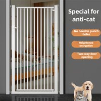 High 130CM Indoor Cat Gate Fence Door Isolation Anti Jumping Cats Gates Tall Anti Escape Household Kitten Pets Supplies Products
