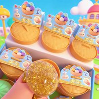 Soft Steamed Buns Pinch Simulation Bread Desktop Decompression Ornament Office Stress Relief Relaxation Toy