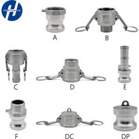 1/2" 3/4" 1" 2"-4" BSPT 304 Stainless Male Female Camlock Fitting Adapter Barb Quick Disconnect For Hose Pump Garden Sprinkler