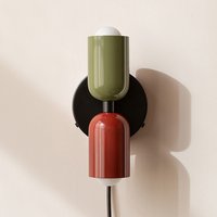 Nordic colorful LED Wall Lamps Modern Minimalist Cream Double Head Lights For Living Room Bedroom Bedside Indoor Decor Fixtures