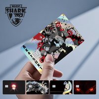 Hot Sale Anime Sasuke Kakashi Laser Holographic Debit Bank Credit Card Film Skin Cover Sticker