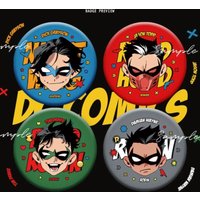 Jason Todd Anime Badges Pins Robin Red Hood Metal Accessories Collection Ornament Gifts for Friend Animation Derivatives