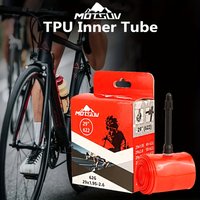 TPU Mountain Bike Inner Tube Kit, Ultra-Light TPU Tires, Suitable for 26, 27.5, and 29-Inch Wheels, Equipped with French Valves,