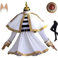 Homchee Trends COS Women Cosplay Costume Dress with Ears Stockings for Anime Comic Con Outfits