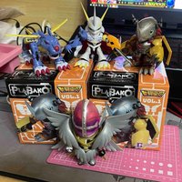 Bandai Plabako Digimon Adventure Action Figure Mystery Blind Box Anime Character Model Collection Desktop Decoration Toys Gift