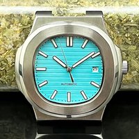 Men's automatic mechanical wristwatch, equipped with MIYOTA 8215/ST1612 movement, 40mm stainless steel case, unmarked bezel