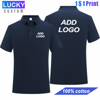 Polo homme de haute qualité 100% coton à manches courtes, personnalisable avec broderie ou impression du logo de l'entreprise, taille 4XL, coupe confortable.