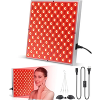 LED Red Light Therapy Panel Lamp for Facial Anti Aging Skin Care Beauty 225 LED Light Body Pain Relief Physical Therapy Tools