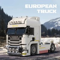 66032 European style Truck 420pcs Small Granule Building Block Models Car Assembly Models DIY Toys Christmas Gifts