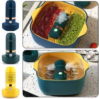 Fruit And Vegetable Purifier Machine Ultrasonic Cleaner Device Large Capacity Battery With Usb Fast Kitchen Countertop Sink