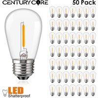 Shatterproof S14 Led Bulb E27 220V 1W Ampoules Plastic Warm White Waterproof Filament Lamp Garden Street Garland Decoration Home
