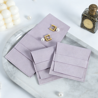 10Pcs Lightweight Microfiber Envelope Storage Pouches with Band Eco-Friendly Jewelry Bags for All Small Jewelry for Daily Use