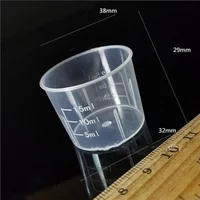 10pcs 15ml/30ml Transparent Clear Plastic Double-scale Medicine Measuring Cup 15ml/30ml For Measure Small Amounts Of Liquids