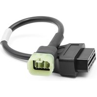 For Kawasaki 6Pin OBDII Motorcycle Cable 6 Pin to OBD2 16 Pin Adapter Diagnostic Cable
