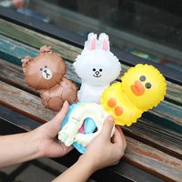 10pcs Brown Bear Cony Sally Wrist Balloons Cute Foil Ballon Children Birthday Party Decoration Kids Toys Baby shower Gifts