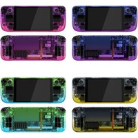 eXtremeRate Replacement Housing Shell Set for Steam Deck LCD, Faceplate Back Plate Shell with Buttons - Gradient Series