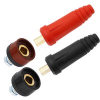 Europe Welding Machine Quick Fitting Male Cable Connector Socket Plug Adapter DKJ 10-25 35-50 50-70