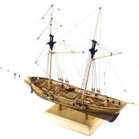 1:70 New Port Wooden Sailing Boat Model DIY Kit Ship Assembly Decoration Gift