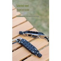 Portable steel repair tool multifunctional mini outdoor daily EDC keychain screwdriver
