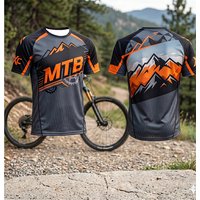 AliExpress NONE Family Men Breathable Mtb Mountain Enduro off Road Motocross Bike Jersey Cycling Top Riding Quick Dry Sports Top Cycling Top