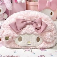 Sanrio Little Sheep Pen Case Large Capacity Cute Bow Girl Heart High Beauty Junior High School Stationery Box